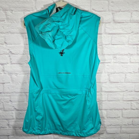 F Altra Wasatch Packable Running Vest Ceramic Turquoise Blue Green Women Size M - Picture 6 of 11
